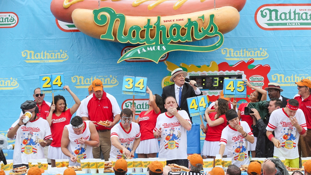 Az egyre népszerűbb Hot dog evő verseny